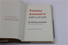 Tommy Armour Signed 1967 'Tommy Armour's ABC's of Golf' Book - First Printing JSa ALOA