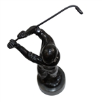 c.1910 Bronze Patina Spelter Boy Golfer Statue