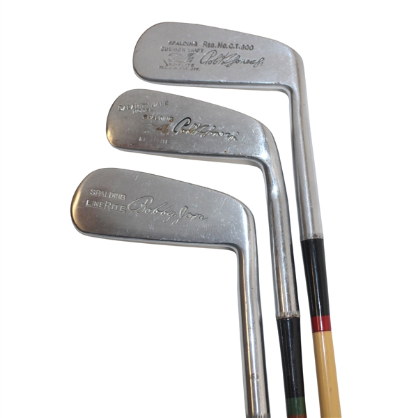 Three (3) Spalding Bobby Jones Putters Calamity Jane, Cushion Shaft & Line Rite
