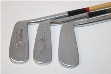 Three (3) Spalding Bobby Jones Putters Calamity Jane, Cushion Shaft & Line Rite