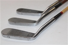 Three (3) Spalding Bobby Jones Putters Calamity Jane, Cushion Shaft & Line Rite