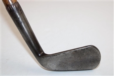F. Sugg Sheffield Hickory Shaft Smooth Face Iron