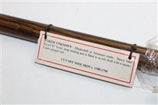 Reproduction Cut Off Nose Iron