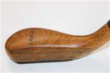 1991 Replica c.1850 Long Nose Brassie Driver Made for C. Furjanic with Shaft Stamp