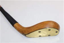 1991 Replica c.1850 Long Nose Brassie Driver Made for C. Furjanic with Shaft Stamp