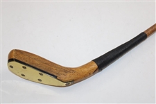 1991 Replica c.1850 Long Nose Brassie Driver Made for C. Furjanic with Shaft Stamp