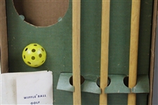 Vintage Wiffle Golf Club Set w/Original Box & Balls