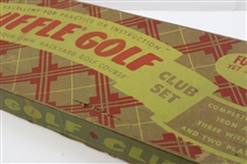 Vintage Wiffle Golf Club Set w/Original Box & Balls