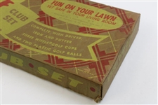 Vintage Wiffle Golf Club Set w/Original Box & Balls