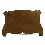 Vintage Wood Golf Theme Display