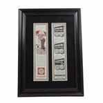 1930s Worthington & Acushnet Golf Ball Ads - Framed