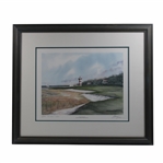 Go For The Green 18th Hole, Harbour Town Links' LTD ED Painting #2/2500 Signed By Artist Barry Honowitz - Framed