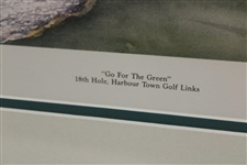 Go For The Green 18th Hole, Harbour Town Links' LTD ED Painting #2/2500 Signed By Artist Barry Honowitz - Framed