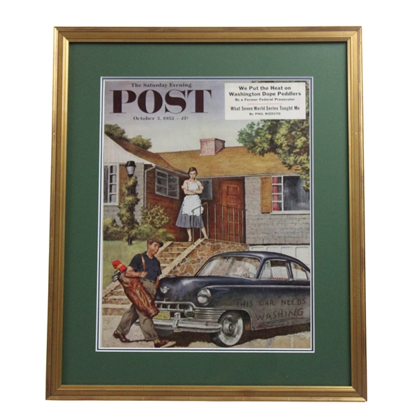 October 1953 Issue Of The Saturday Evening Post - Framed