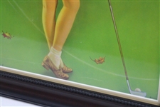 Vintage Female Golfer Framed Poster