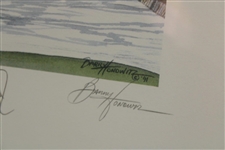 Davis Love III Signed AP 'The 13th Hole' 1991 MCI Heritage Classic - Framed JSA ALOA