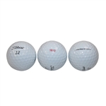 Tom Brady's Personal Dozen Titleist Pro V1 Golf Balls Stamped 'TB12' with Letter