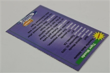 1999 Tiger Woods Nickelodeon Kids Choice Awards Nominee Sports Card