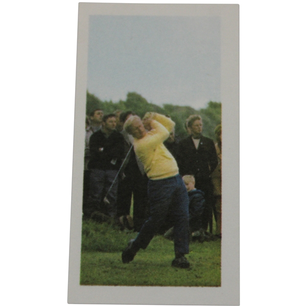 Jack Nicklaus 1971 Barratt & Colid Goldflake Famous Sportsmen  Golf Rookie Card No.6