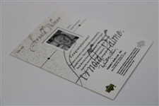 Arnold Palmer Signed 2001 Upper Deck Golf Gallery Card LTD ED #15/50 