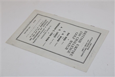 Rees, Ward, Locke & Von Nida Signed British Empire 500 Pound Challenge Golf Match Program JSA ALOA