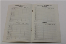 Rees, Ward, Locke & Von Nida Signed British Empire 500 Pound Challenge Golf Match Program JSA ALOA