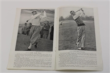 Rees, Ward, Locke & Von Nida Signed British Empire 500 Pound Challenge Golf Match Program JSA ALOA
