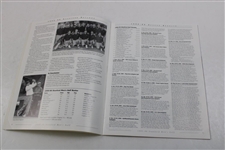 1995-96 Stanford University Men's Golf Program - Tiger Woods Masters Debut Cover