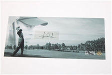 Tiger Woods Signed 2008 Ltd Ed 'Range Driven' Card w/Used Practice Golf Ball Display #69/500 JSA ALOA