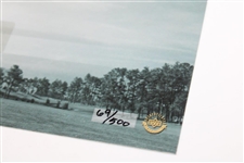 Tiger Woods Signed 2008 Ltd Ed 'Range Driven' Card w/Used Practice Golf Ball Display #69/500 JSA ALOA