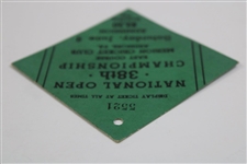 1934 US Open at Merion Golf Club Saturday Final Round Ticket #5521 - Rare