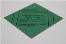 1934 US Open at Merion Golf Club Saturday Final Round Ticket #5521 - Rare