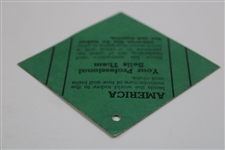 1934 US Open at Merion Golf Club Saturday Final Round Ticket #5521 - Rare
