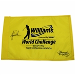 Tiger Woods Signed Williams World Challenge at Sherwood CC Course Flag JSA ALOA