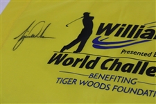 Tiger Woods Signed Williams World Challenge at Sherwood CC Course Flag JSA ALOA