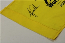 Tiger Woods Signed Williams World Challenge at Sherwood CC Course Flag JSA ALOA