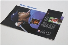 Tiger Woods Signed 1999 World Match Play Bio Magazine Page JSA ALOA
