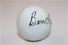 Ben Hogan Signed 'Hogan 392' Logo 2 Golf Ball JSA ALOA