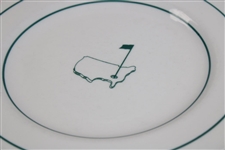 Three (3) Classic Masters Logo Ceramic Salad Plates
