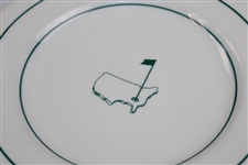 Three (3) Classic Masters Logo Ceramic Salad Plates