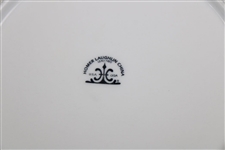 Three (3) Classic Masters Logo Ceramic Salad Plates