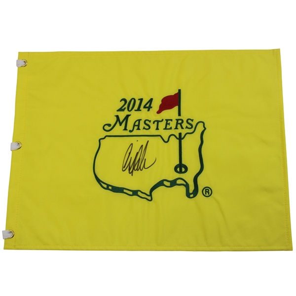 Craig Stadler Signed 2014 Masters Embroidered Flag JSA ALOA