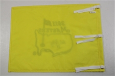 Bob Goalby Signed 2011 Masters Embroidered Flag with '68' JSA ALOA