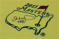 Ian Woosnam Signed 2011 Masters Embroidered Flag with '1991' JSA ALOA