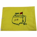 Charles Coody Signed 2005 Masters Embroidered Flag JSA ALOA