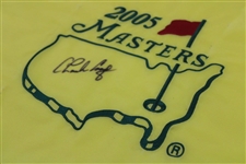 Charles Coody Signed 2005 Masters Embroidered Flag JSA ALOA