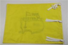 Charles Coody Signed 2005 Masters Embroidered Flag JSA ALOA