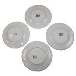 Four (4) The Olympic Club Logo Syracuse China Ceramic Plates