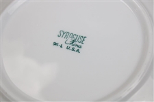 Four (4) The Olympic Club Logo Syracuse China Ceramic Plates