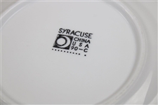 Four (4) The Olympic Club Logo Syracuse China Ceramic Plates